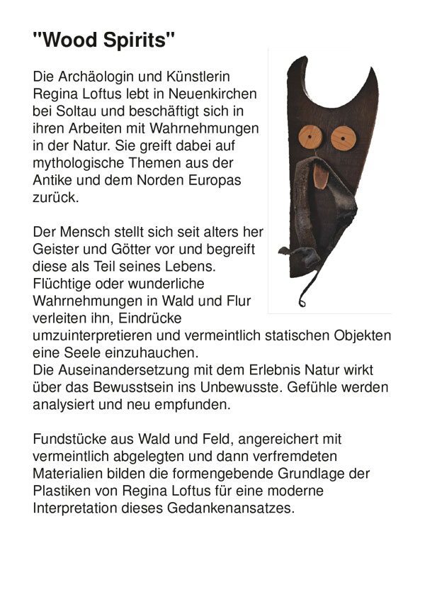 Ausstellungs-Info zu Regina Loftus